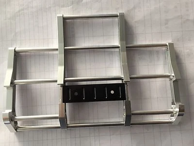 Aluminum Front Animal Bumper Guard for RC Tamiya 1:14 Tractor Truck Car Silver - Image 1 of 4