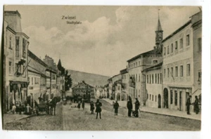 AK Zwiesel,Stadtplatz um 1910 - Bild 1 von 2