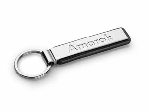 Volkswagen Keychain with Amarok Letters Engraved VW Key Fob Genuine 000087010LYP - Picture 1 of 2