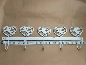 Coat Hanger Angels Metal Decorated 5 Hooks - Picture 1 of 18