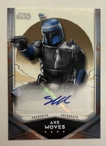 The Mandalorian Season 2 Autograph Card - Simon Kassianides as Axe Woves - A-SK - Picture 1 of 2
