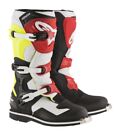Alpinestars Tech 1  Black/White/Yellow/Red MX Off Road Boots Men's Size 16