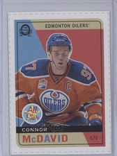 2017-18 O-Pee-Chee Box Bottoms Retro Singles Connor McDavid