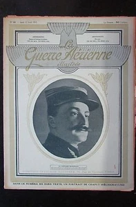 1917 AVIATION WW1 AIR WAR #22 OUT TEXT UNDER LIEUTENANT CHAPUT - Picture 1 of 2