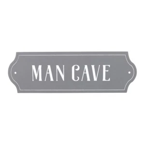 Man Cave Wall Plaque - Excellent Father's Day Gift - Picture 1 of 4