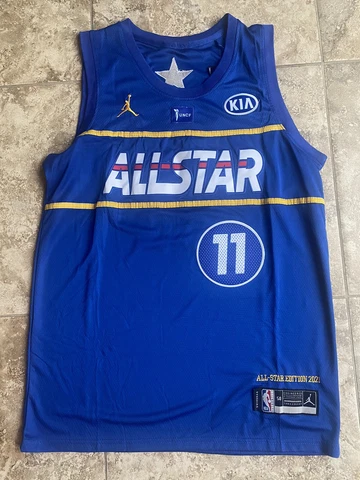 NEW 2021 NBA All-Star Game blue jersey Kyrie Irving #11 Adult Size 50 Cover