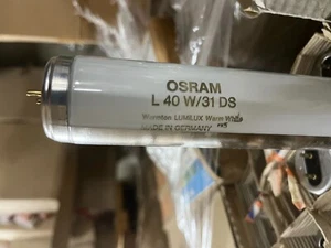 OSRAM LEUCHTSTOFFLAMPE L 40W/31 DS WARMTON LUMILUX WARM WHITE G13 T12 MADE IN G - Bild 1 von 1