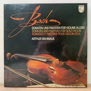 Philips 6768 017 / BACH Sonatas Partitas Solo Violin / Grumiaux / 3 LP Box Set - Picture 1 of 6