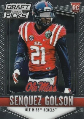 Senquez Golson 2015 Prizm Collegiate Draft Picks #237 Base RAW (RC) Ole Miss - Image 1 of 2