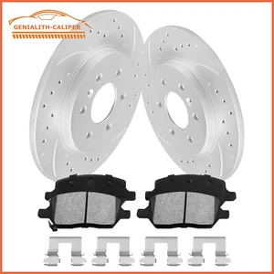 Rear Brake Rotors & Ceramic Pad Kit For Chevrolet Uplander Pontiac Montana Buick - Picture 1 of 17