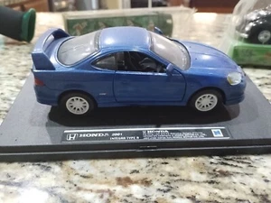 New Ray Honda Integra Type-R 1:32 Scale Diecast Model Sports Car Used Loose Blue - Picture 1 of 17
