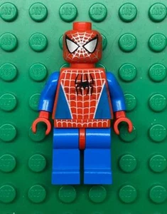 Lego Vintage Spiderman Minifigura: spd001 4852 4851: brazos azules piernas, correas plateadas - Imagen 1 de 1