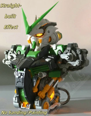 MotorKing Model 1/35 MBF-P02 ASTRAY Green Frame Bust Head Figures+LED Unit H23cm - Image 1 of 4