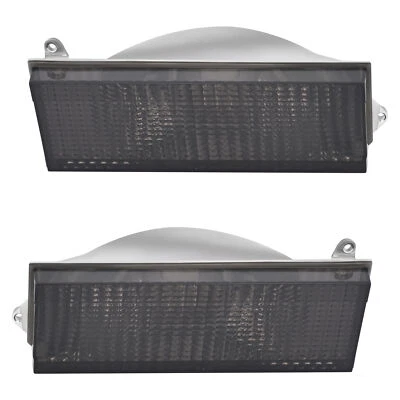Luces de señal de giro de parachoques de humo 2 piezas lámparas de esquina para Jeep Cherokee 1991-1996 Foto 1 de 4