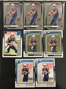 Joe Milton III 2024 (8) Rookie Card Lot - Prizm, Donruss, Optic Patriots Cowboys - Picture 1 of 8