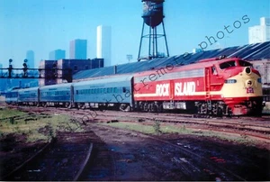 Foto (ZL) Rock Island RI 651 EMD E8A 16th St Chicago ILL 7-15-74 - Imagen 1 de 2