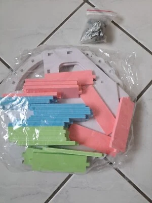 NEU - LAUFRAD - RENNLAUFRAD für Hamster Nagetiere Holz bunt 21 cm - Bild 1 von 2