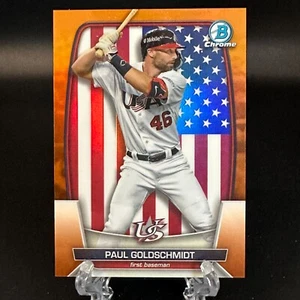 2023 Bowman Chrome Paul Goldschmidt Orange Refractor 01/25 #WBC-83 United States - Picture 1 of 2