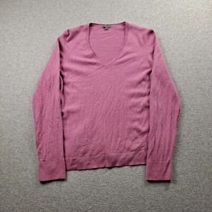 Ann Taylor Cashmere Sweater Woman Large Pink Quiet Luxury Old Money Academia - Picture 1 of 8