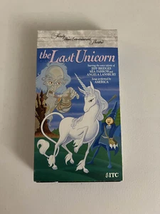 The Last Unicorn VHS Tape Movie Cartoon Video Animated Childrens Family Movie - Bild 1 von 4