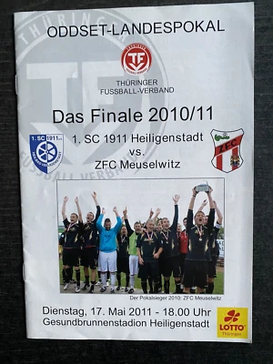State Cup Final Thuringia 2010/11 1. SC 1911 Heiligenstadt - ZFC MEUSELWITZ - Image 1 of 4