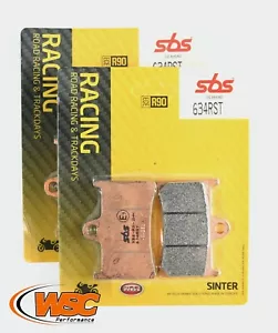 SBS 634RST 634RS Racing Sinter Brake Pads *2 Pairs* Yamaha YZF R6 R1 MT-09 MT-10 - Picture 1 of 1