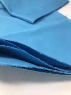 Aqua Blue Twill Fabric 1 Yard Cotton Bottom Weight 58" Wide *Read Desc* F38 - Image 1 of 4