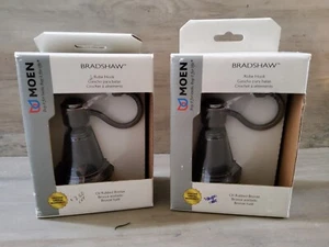 Moen Bradshaw Robe Towel Hook Bronze Set 2 DN36030RB Home Bathroom Decor - Picture 1 of 3