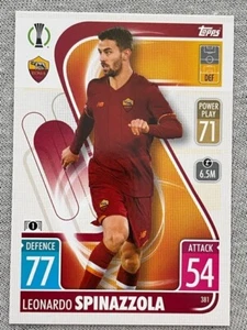 Topps Match Attax Champions League 2021/22 AS Roma 381. Leonardo Spinazzola - Picture 1 of 1