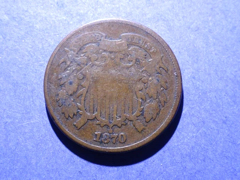 1870 Two Cent piece  Good Cover
