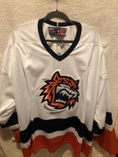 AHL SP Bridgeport Sound Tigers NY Islanders Hockey  Jersey  Size XXL