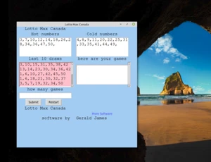 Canada Lotto Max Lottery Numbers software CD for Windows 7 & 8 & 10 - Picture 1 of 3