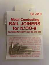 PECO SL-310 Metal Conducting Rail Joiners/Fishplate for N/OO9/TT code 80 and 55