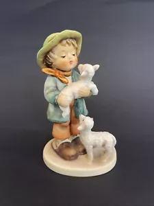Vintage Antique Hummel #64 Boy W/2 Lambs - Picture 1 of 12