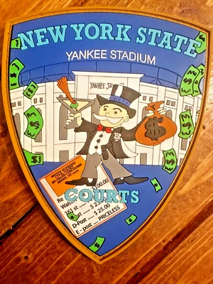 Parche PVC Bronx Civil Supreme de Tribunales del Estado de Nueva York Foto 1 de 2