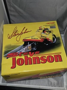 *READ*Action Steve Johnson 1:9 Scale 2000 Pro Stock Bike 1 of 4866 DIECAST - Picture 1 of 19