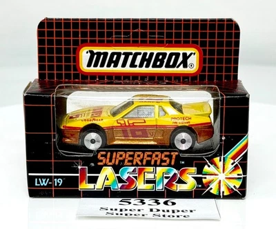 Matchbox - Superfast - Lasers - LW-19 - Pontiac Fiero - 1986 - Sealed Box - Image 1 of 4