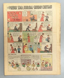 January 17, 1937 The Pueblo Star Journal Sunday Chieftain Sunday Comics Section - Picture 1 of 13