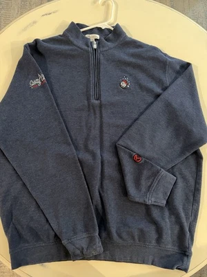 Suéter Scotty Cameron Peter Millar AZUL BREZO 1/4 Cremallera Scotty Dog Hombre’s XXL Foto 1 de 4