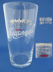 3x Sharp's Brewery Seasonals Pint Glass  - Cornwall Christmas - Picture 1 of 1