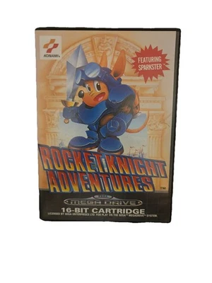 Rocket Knight Adventures Sega Mega Drive ohne Anleitung in OVP "Getestet" RAR  - Bild 1 von 3