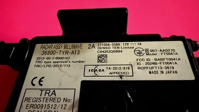 17 20 ACURA MDX FRONT  RADAR CRUISE SENSOR MODULE 36800 TYR A13 - Image 1 of 4