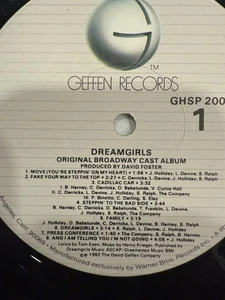 Vintage 1982 Dreamgirls- Original Broadway Cast Album- 27 Songs- New - Picture 1 of 5