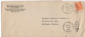 United States used 558 on cover ABCB 1937 poster stamp on back - Picture 1 of 2