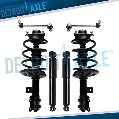 Front Struts w/Coil Spring Rear Shocks Sway Bars Kit for 2010 - 2013 Kia Forte - Image 1 of 4