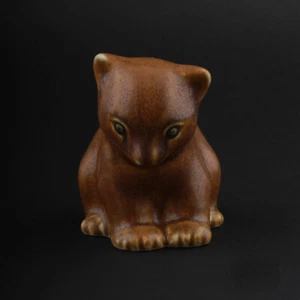 Knud Basse, Dinamarca. Estatuilla mediana de porcelana de oso de gres danés/porcelana - Imagen 1 de 5