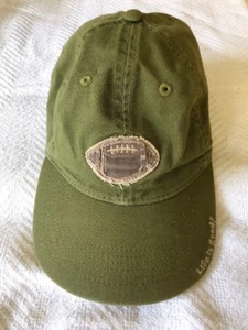 Life Is Good Boys Olive Green Football Themed Baseball Cap Sz M/L (5-10). NWOT  - Picture 1 of 9