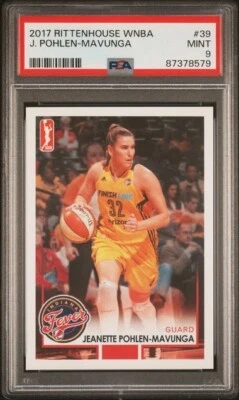 2017 Rittenhouse WNBA Jeanette Pohlen PSA 9 Indiana Fever Stanford Cardinal - Image 1 of 2