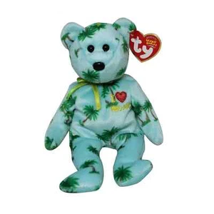 TY Beanie Baby - HAWAII el Oso (I Love Hawaii - Exclusivo del Estado) 8,5" NUEVO - Imagen 1 de 1