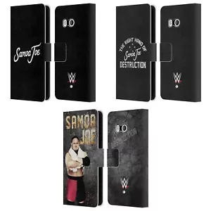 OFFICIAL WWE SAMOA JOE LEATHER BOOK WALLET CASE COVER FOR HTC PHONES 1 - Picture 1 of 7
